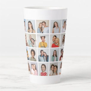 Caneca De Café Latte Crie Sua Própria Colagem De Fotos 28