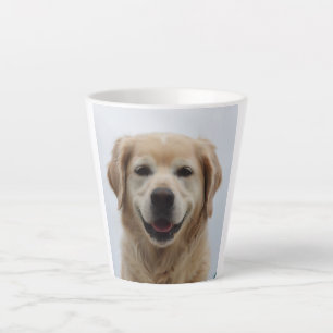 Caneca De Café Latte Crie sua própria foto de gato de cachorro de estim