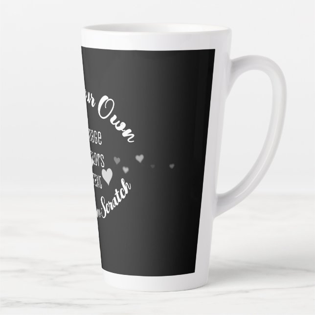 Caneca De Café Latte Crie sua própria imagem personalizada (Direita)