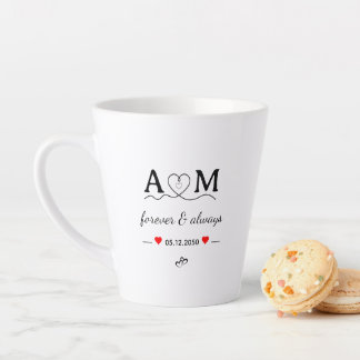 Caneca De Café Latte Crie Sua Própria Promoção de Marca Simples