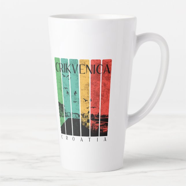 Caneca De Café Latte Crikvenica  (Direita)
