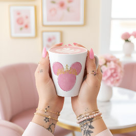 Caneca De Café Latte Crown Latte Mug