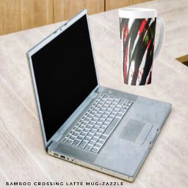 Caneca De Café Latte Cruzamento de Bambu