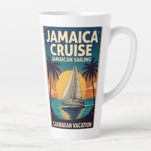 Caneca De Café Latte Cruzeiro Jamaica Caribe Sonho
