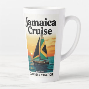 Caneca De Café Latte Cruzeiro Jamaica Caribe Sonho
