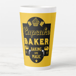 Caneca De Café Latte Cupcake Master Baker