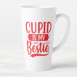Caneca De Café Latte cupid é a minha bestie