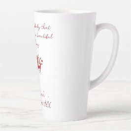 Caneca De Café Latte CUPID You are the melody that makes my VALENTINE 