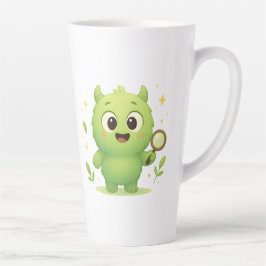 Caneca De Café Latte Curious Explorer Monster Kids Mug