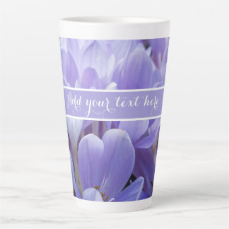 Caneca De Café Latte Custom Crocus