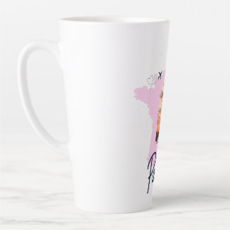 Caneca De Café Latte Customizable Travel Themed Paris Latte Mug