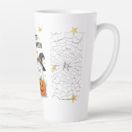 Caneca De Café Latte Cute Halloween Witch & Ghost Mug Desig