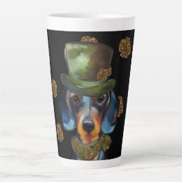 Caneca De Café Latte Dachshund