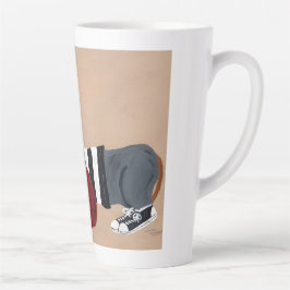 Caneca De Café Latte Dachshund Treat Thief Burglar