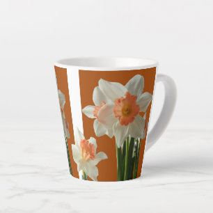 Caneca De Café Latte Daffodils Design Latte Mug