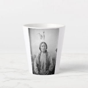 Caneca De Café Latte Dakota Leader Sitting Bull Nação Americana