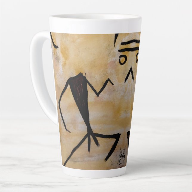 Caneca De Café Latte Dancer Latte Mug (Ângulo esquerdo)