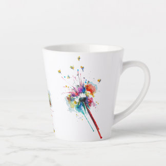 Caneca De Café Latte Dandilion Coffee Mug