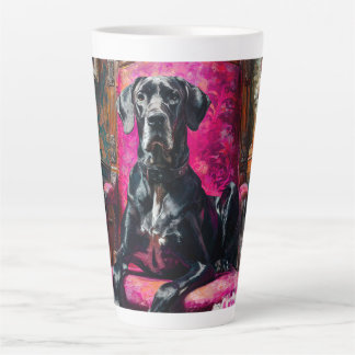 Caneca De Café Latte Dane Grande Real