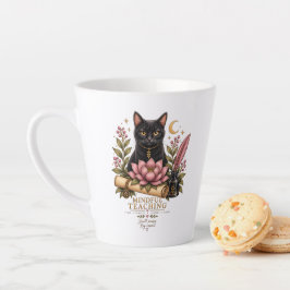 Caneca De Café Latte Dark Academia Teacher latte Mug for Her | Mindful