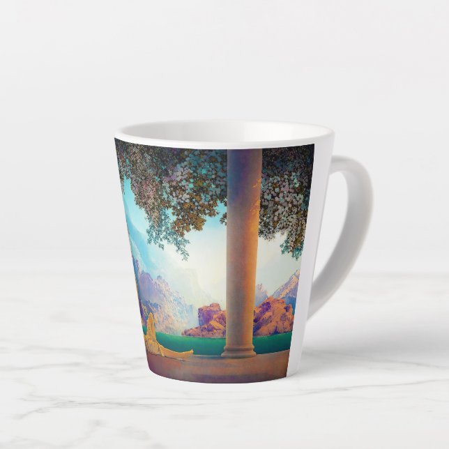 Caneca De Café Latte Daybreak, 1922, por Maxfield Parrish (Ângulo direito)