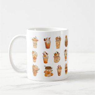 Caneca De Café Latte de Abóbora com Especiarias