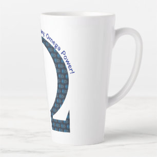 Caneca De Café Latte De Último a Lendário: Poder Ômega!