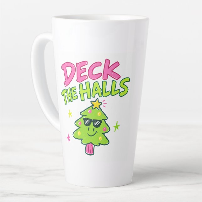 Caneca De Café Latte decore os salões (Ângulo esquerdo)