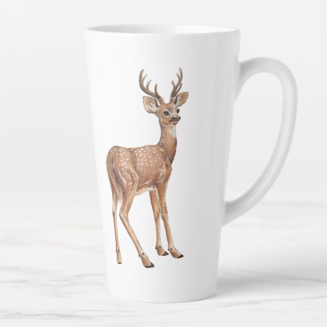 Caneca De Café Latte Deer (Direita)
