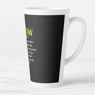 Caneca De Café Latte Definição de Memaw de Arte-Mãe