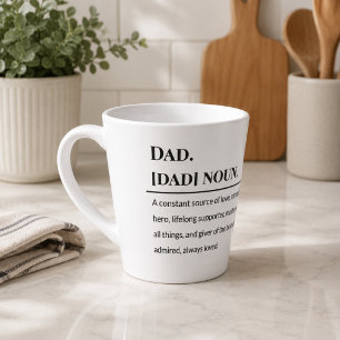Caneca De Café Latte Definição de Pai ☕ Gif significativo para o Dia