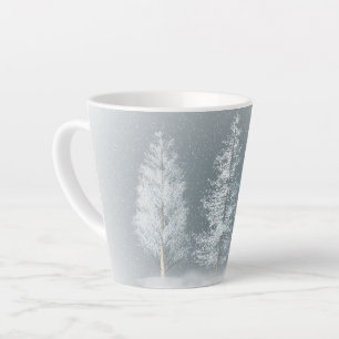 Caneca De Café Latte "Deixe-a nevar" Natal Latão de inverno