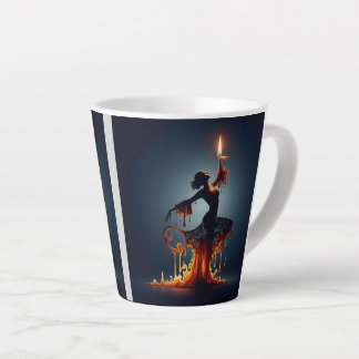 Caneca De Café Latte Derreter Dançarino de Flamenco