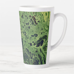 Caneca De Café Latte Desaparecer 2 Verde Manchado