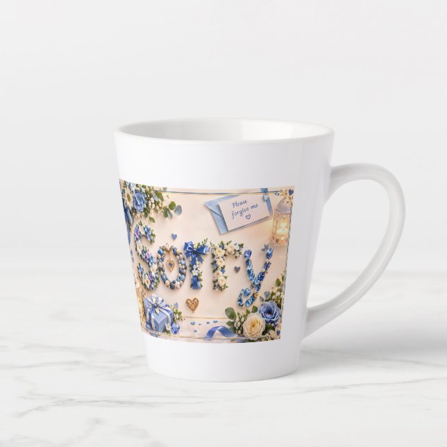 Caneca De Café Latte Desculpe  (Direita)