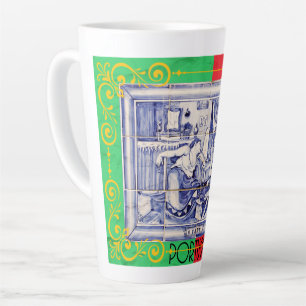 Caneca De Café Latte desenhos portugueses