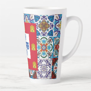 Caneca De Café Latte desenhos portugueses 
