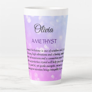 Caneca De Café Latte design de Ametist em fevereiro 