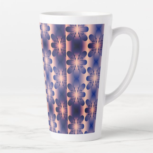 Caneca De Café Latte design de arte criativa Latte Mug (Direita)