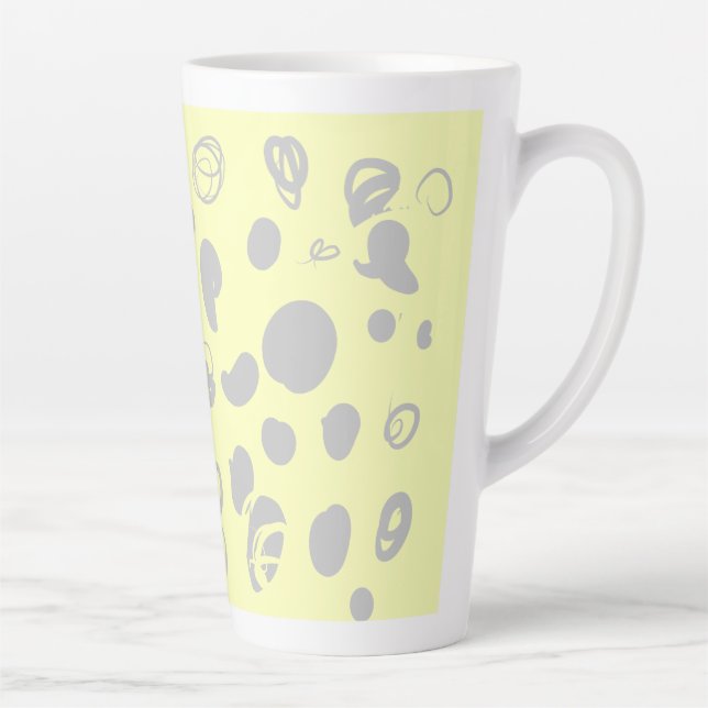 Caneca De Café Latte Design de café (Direita)