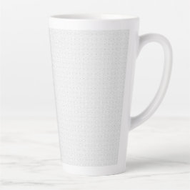 Caneca De Café Latte Design de Celebração Nupcial de Luxo