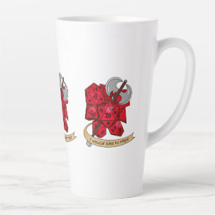 Caneca De Café Latte Design de Dice Barbary