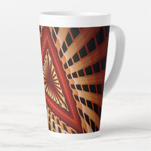 Caneca De Café Latte design de Gráfico Frágil Moderno de Rede Fantástic