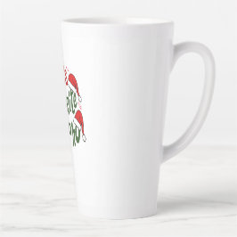 Caneca De Café Latte Design de Natal divertido e barato - Lata de Lata