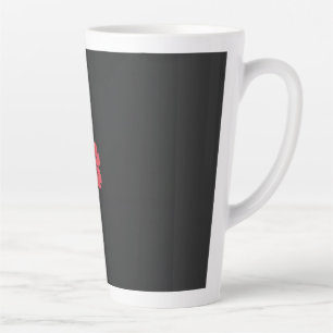 Caneca De Café Latte Design de Shamrock Elegante para Rua.