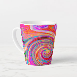 Caneca De Café Latte Design do dispositivo retrorreflector do arco-íri