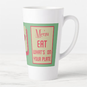 Caneca De Café Latte design do Mães Diner 1950