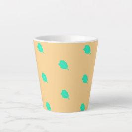 Caneca De Café Latte Design do Mediterrâneo moderno Latte Mug