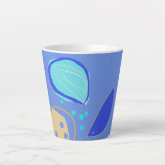 Caneca De Café Latte Design Latte Mug, colorido e divertido