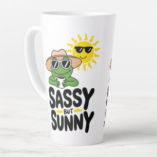 Caneca De Café Latte Design Sassalto, mas ensolarado, de Sapo